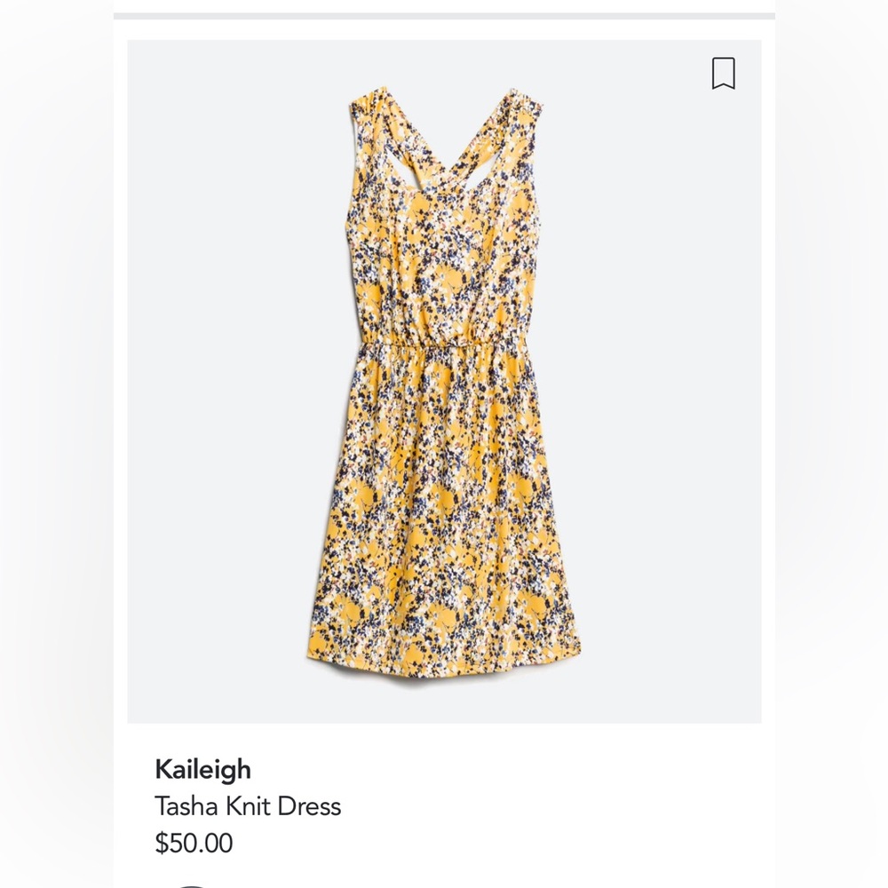StitchFix yellow dress